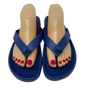 New J.Crew blue women sandals size 8.5